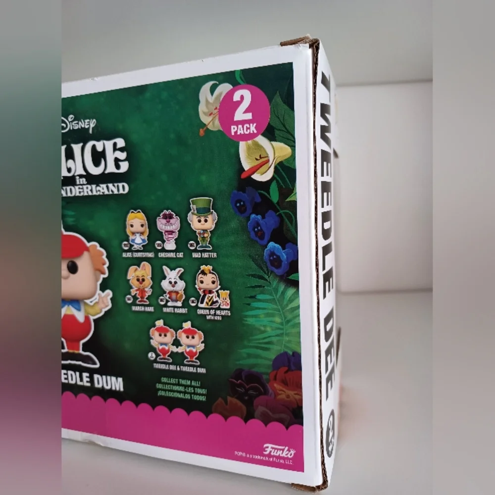 Tweedle Dee And Tweedle Dum From Alice In Wonderland‎ Disney 2 Pack Funko Pops